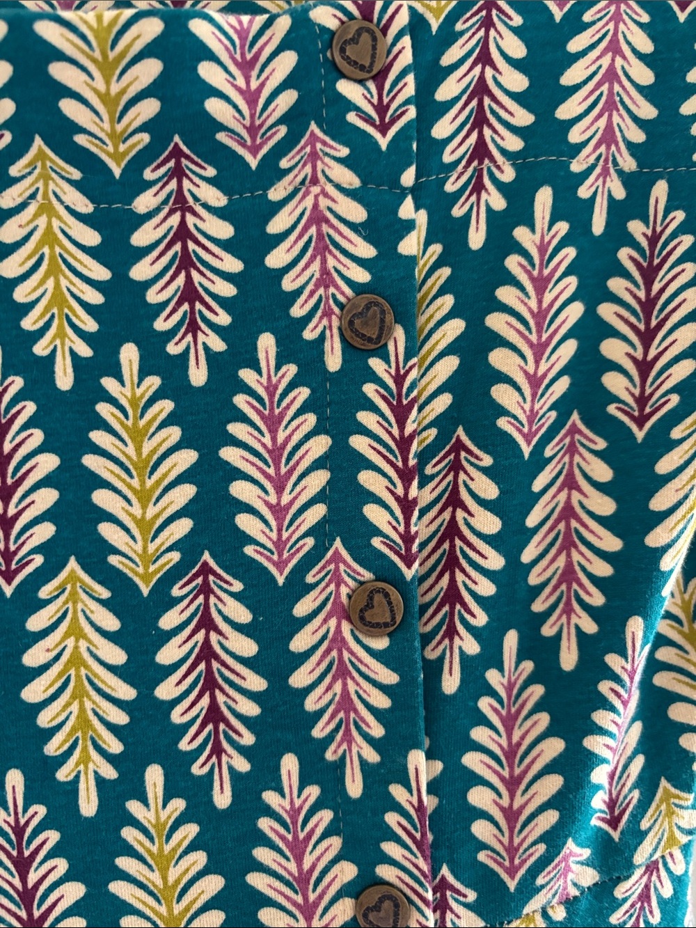 Effie's Heart Teal Floral-Print Square Neck Midi Dress - Picture 4 of 4
